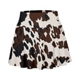 thumbnail image 5 of xfsWaSs Womens Tennis Skirt Flowers Printed Workout Skorts Side Pocket Skirted Yoga Shorts Breathable Lightweight Athletic Shorts with Skirt, 5 of 5