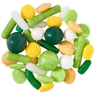 Green & Gold Sprinkles Mix  Emerald Isle Paddy Day Sprinkle Medley, Edible  Blend for St. Patrick's Day - Sweets & Treats™