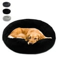 thumbnail image 6 of GOUWAN Calming Donut Dog and Cat Bed, 40" Plush Dog Bed Washable, Round Pet Beds for for Large Dogs，Black, 6 of 10