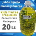 thumbnail image 3 of Jabon para manos Frutas Kids Concentrado para 20 litros Pcos64 Jady quimica Frutas Tropicales, 3 of 3
