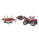 thumbnail image 4 of Tractor Massey Ferguson 7480 de Toy Bruder con cargador frontal y remolque, 4 of 5
