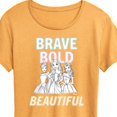 thumbnail image 3 of Disney Princess - Brave, Bold, & Beautiful - Women's Short Sleeve Graphic T-Shirt, 3 of 6