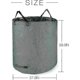 thumbnail image 4 of Garden Bag 3 x 272L Garden Bags Waterproof Garden Waste Bag Freestanding and Foldable Garbage Bags for Garden Reusable Heavy Duty Gardening Bag Garden, 4 of 5