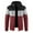 Wine Warm Pullover Jacket, variant on YLSDY Men's Hooded Zipper Cardigan Sweater Long Sleeve Knitwear Striped Color Block Warm Pullover Jacket Blue XXXXL