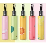 Windproof UV-Blocker Travel Umbrella, Compact UV Protected Parasol Anti-UV Sun Auto Open/Close Folding Umbrellas for Women/Men/Child 8 Ribs