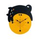 thumbnail image 2 of Reloj de pared con diseño de gato, sin , para dormitorio, sala de estar, decoración del hogar, bonito reloj analógico, reloj colgante silencioso, 2 of 8