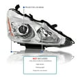 thumbnail image 3 of Spec-D Tuning Right Passenger Side Chrome Projector Headlight Compatible with 2013-2015 Nissan Altima Sedan, Headlamp Assembly, 3 of 5