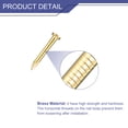thumbnail image 3 of Uxcell 120 Pack Small Tiny Nails 1.2x10mm(DxL) Tiny Brass Nails Hardware Nails Small Nail, Brass Tone, 3 of 4