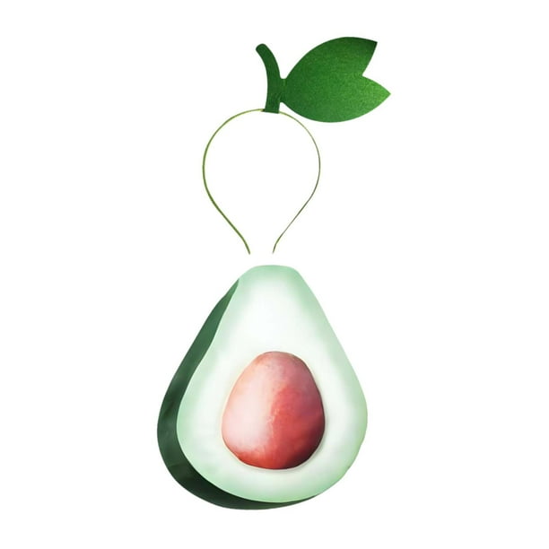 Disfraz de fruta en rodajas, ideal para fiestas de cumpleaños de Halloween para niños y niñas. aguacate tamaño infantil