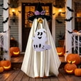 thumbnail image 6 of Halloween Porch Goose Outfits 23 Inch Polyester 3Pcs Ghost Set with Bag for Outdoor Garden Decor Spooky Goose Clothes for Family Yard Orange Purple by MPOISVA, 6 of 8
