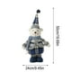 thumbnail image 3 of Christmas Blue Fabric Cute Short-legged Reindeer Doll, 3 of 6