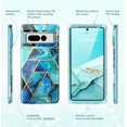 thumbnail image 7 of i-Blason Cosmo Series for Google Pixel 7 Pro Case (2022), Slim Full-Body Stylish Protective Case with Built-in Screen Protector (Ocean), 7 of 7