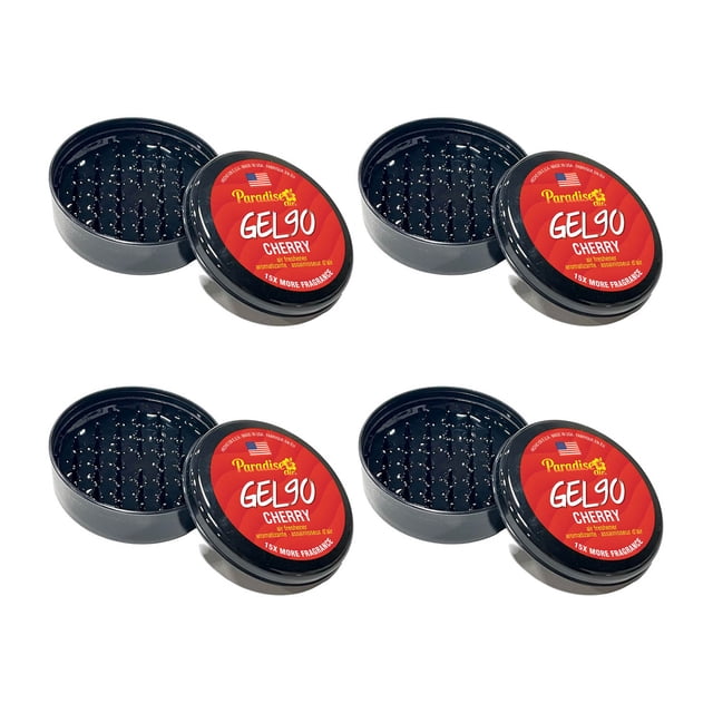 Aromatizante Slim Gel 90 para Auto Paradise Air Aroma Cherry 4 Pzs