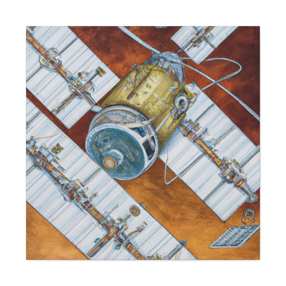 Satellites in Orbit - Canvas