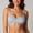 Light Blue, variant on Women's Unlined Plunge Bra Lace Underwire | Scoop neck, Balconette, Deep V, Double lined cup, Adjustable straps, Natural Shape Coffee M