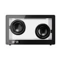 thumbnail image 1 of Reloj con Altavoz Bluetooth Retro Portátil, Barra de Sonido Transparente Inalámbrica de Alta Fidelidad con Luz RGB, Reproductor de Música de Audio con Tarjeta TF B G, 1 of 5