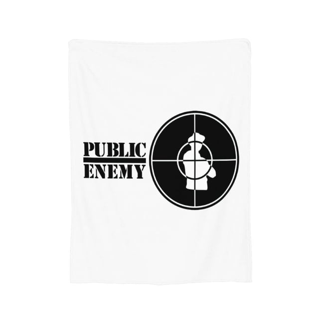 Manta de franela con diseño de música pública y enemigos, elegante manta para una siesta, edredón de invierno para las cuatro estaciones, antimicrobiano, con control de olores, ligero y antiestático,
