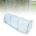 thumbnail image 1 of Portable Mini Greenhouse, Steel Frame Powder Coated U V Resistance Cover with Drawstring for Enhanced Fit, for Plants Flowers Vegetables Indoor Outdoor Use, 1 of 7
