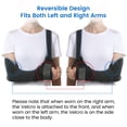 thumbnail image 3 of VELPEAU Arm Sling Shoulder Immobilizer, Fits Left or Right Arm, Unisex (Medium), 3 of 13