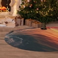 thumbnail image 6 of Yiaed Sunset Dancing Dolphin B Print Christmas Tree Skirt , Tree SkirtsTree Mat for Christmas Winter Holiday Indoor Decorations-36", 6 of 7