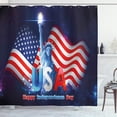 thumbnail image 1 of Ambesonne 4th of July Shower Curtain, Justice and Liberty, 69"Wx70"L, Multicolor, 1 of 3