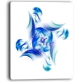 thumbnail image 2 of Rotation de Petite Fleur Bleue de l'Univers - Impression sur Toile Florale, 2 of 3