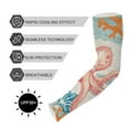 thumbnail image 5 of ALAZA Octopus and Coral UV Sun Protection Arm Sleeves UPF 50+ Compression Cooling Sleeve 1 Pair, 5 of 7