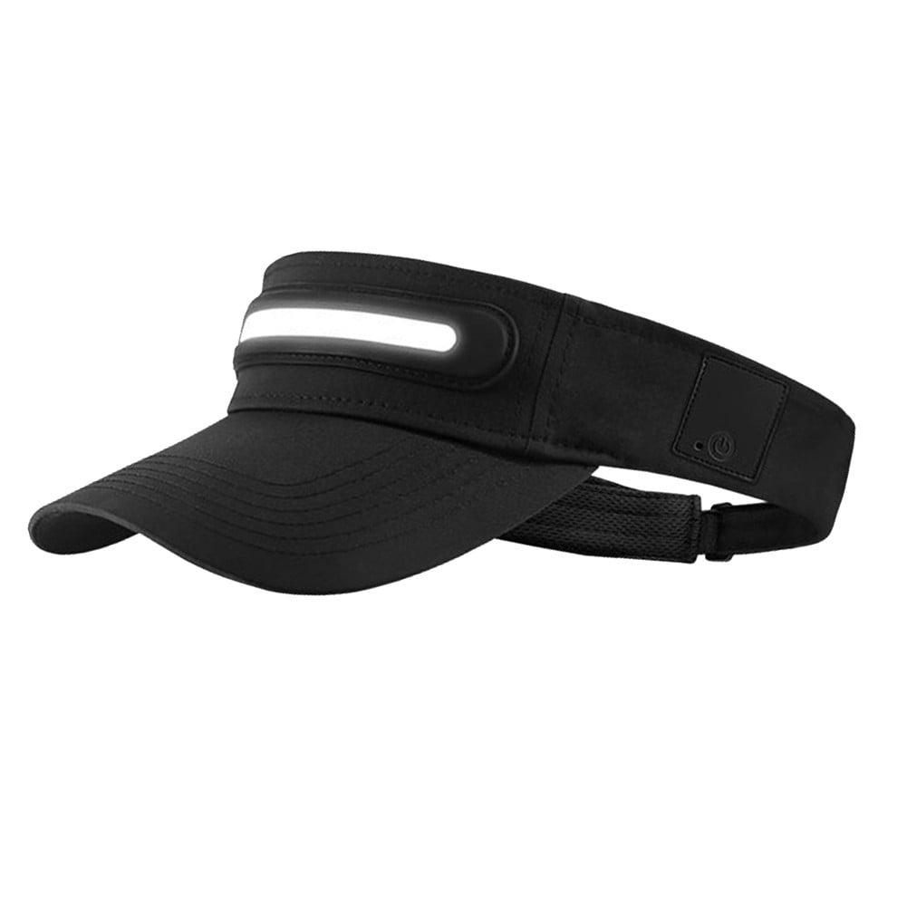 PASILI Glowing Headlight Hat Led Luminous Headlight Hat Sun Hat For Cycling Running