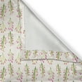 thumbnail image 6 of Ambesonne Floral Grommet Curtain, Aquarelle Feng Shui Garden, 50" x 54", Pink Green and Beige, 6 of 6