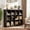 Black, variant on Homieasy 12 Cube Organizer Cabinet with Charging Station & USB Ports, Wooden Bookcase with 13 Open Shelves for Living Room, Bedroom, Black