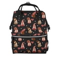 thumbnail image 1 of Fotbe Valentine Gnome Mochila Maternidad - Lona de Sarga Impermeable, Mochila de Pañales de Gran Capacidad con Múltiples Bolsillos y Correas Ajustables, 1 of 6