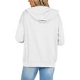 thumbnail image 5 of Weardear Women's Full Zip Up Lightweight Hoodies Oversize Thin Long Sleeve Casual Hooded Jackets with Pockets, 5 of 6