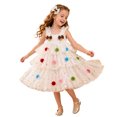 thumbnail image 2 of Kiijoy Girls Christmas Party Dresses Sleeveless Tulle Princess Dress, White, Size 12M-6Y, 2 of 5