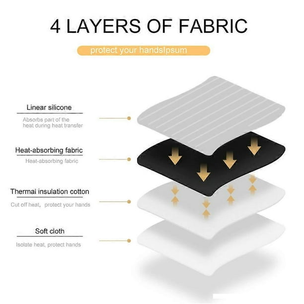 Cotton Silicone Oven Mitts Heat Resistant Non-Slip Barbecue Gloves Kitchen Oven Gloves Potholders 1 Pair Oven Mitts 2 Pot Holders