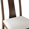 thumbnail image 6 of Castle Place Minimalist Wooden Dining Chair, Set of 2, Brown, 6 of 8