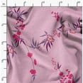 thumbnail image 2 of Soimoi Pink Fabric - By the Yard - 42 Inch Wide - Leaves & Flower Floral Print Fabric - Nature - inspired and Graceful Designs for Fashion and Home Printed Fabric, 2 of 6