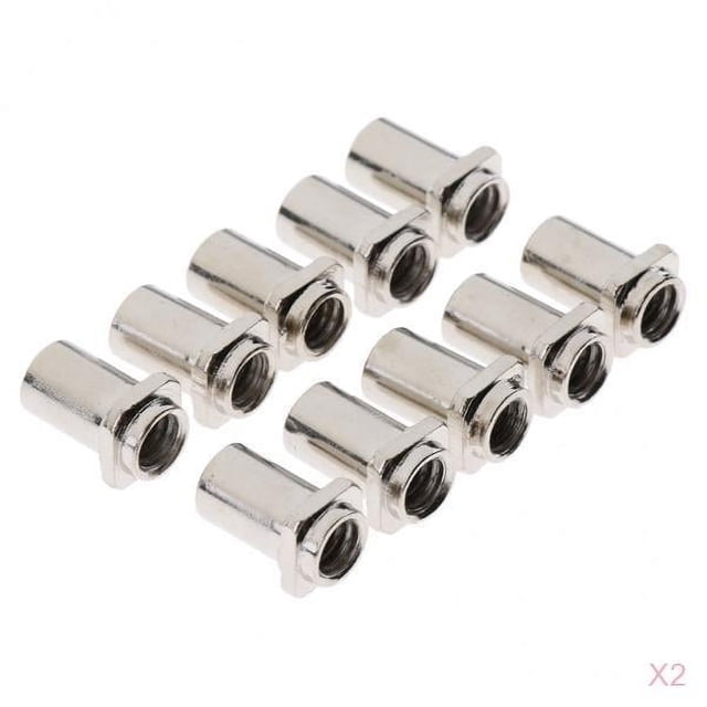 20pcs Tuercas Giratorias De Lengüeta De Tambor Para Accesorios De Reemplazo De Batería