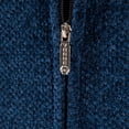 thumbnail image 4 of DHFJKG Mens Zip Up Hooded Sweater Jackets With Fuzzy Lining Solid Color Warm Cardigan Knitted Hoodies Coat With Pockets Leisure Outerwear, 4 of 8