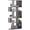 Grey, variant on 5-Tier Geometric Bookshelf, 70" Tall Wood Freestanding Decorative Display Open Shelves with Anti-Tipping Device, Each Shelf Holds up to 44 lbs, Wooden S Shaped Bookcase, Gray