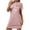 Pink, variant on HomeGardon Women's Sleepwear Nightgowns for Women,Women's Oversized Short Nightgown Fashion Chest Print Short Sleeve Nightdress,S-XXL