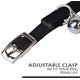 thumbnail image 4 of Collar ajustable de terciopelo suave para gatos con cascabeles, 30 cm para perros y gatos pequeños, collar para gatos con diamante, artículos para mascotas (perros y gatos pequeños, paquete de 2, n.°, 4 of 5