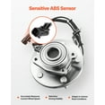 thumbnail image 4 of VEVOR 2 Pcs Roulement de Roue avant & Assemblage de Moyeu Compatible avec 2019-2020 Dodge Grand Caravan Canada Value Pack Mini Van Passager 4 Portes 3.6L V6 OEM 513273, Ensemble de Roulement de Moyeu avec Capteur ABS, 4 of 9