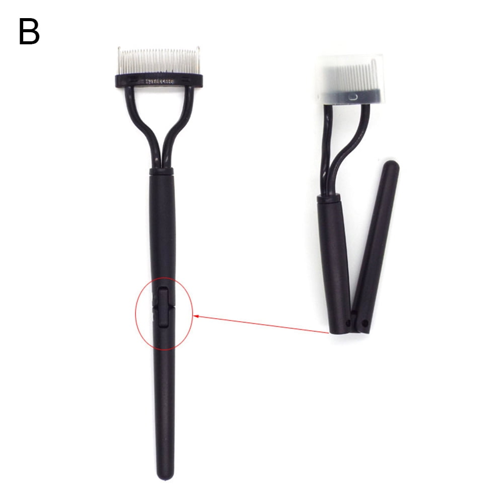 Steel Needle Eyelashes Extension Brush Comb Lash Separator Beauty