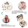 thumbnail image 4 of Tiny Teeth Travel Portable Square Jewelry Box: Storage Box, Decorative Box, and Jewelry Stand for Rings, Earrings, Necklaces, Bracelets, and More – Ideal for Girls and Women, 4 of 6