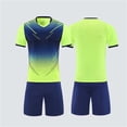 thumbnail image 5 of Fnooota Boys Athletic Outfit Sets, 2 Piece Running Short Sleeve Summer Activewear Clothing Sets Green Size 9-10 T, 5 of 5