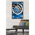 thumbnail image 2 of NBA Orlando Magic - Maximalist Logo 23 Wall Poster, 22.375" x 34" Framed, 2 of 5