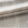 thumbnail image 3 of DriftAway Cathy Curtain Linen Textured 2 Layers Blackout Grommet Curtains Paisley Block Print Style 2 Panels, 52" x 84", Gray, 3 of 5