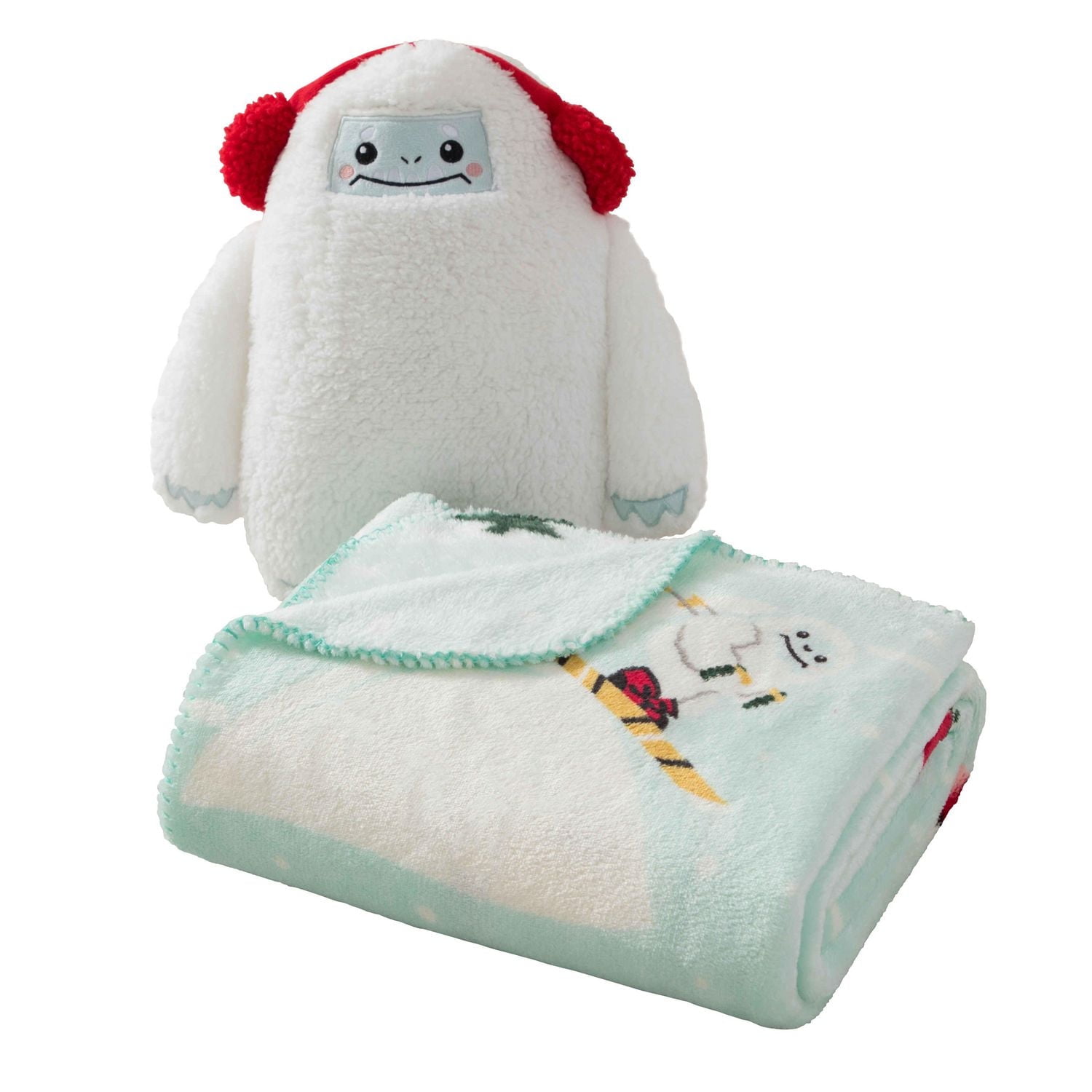 Ensemble de Coussin et Jeté Holiday Time