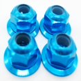 thumbnail image 1 of Bewildely 4 Uds tuerca de neumático RC 1/10 acero inoxidable azul, 1 of 6