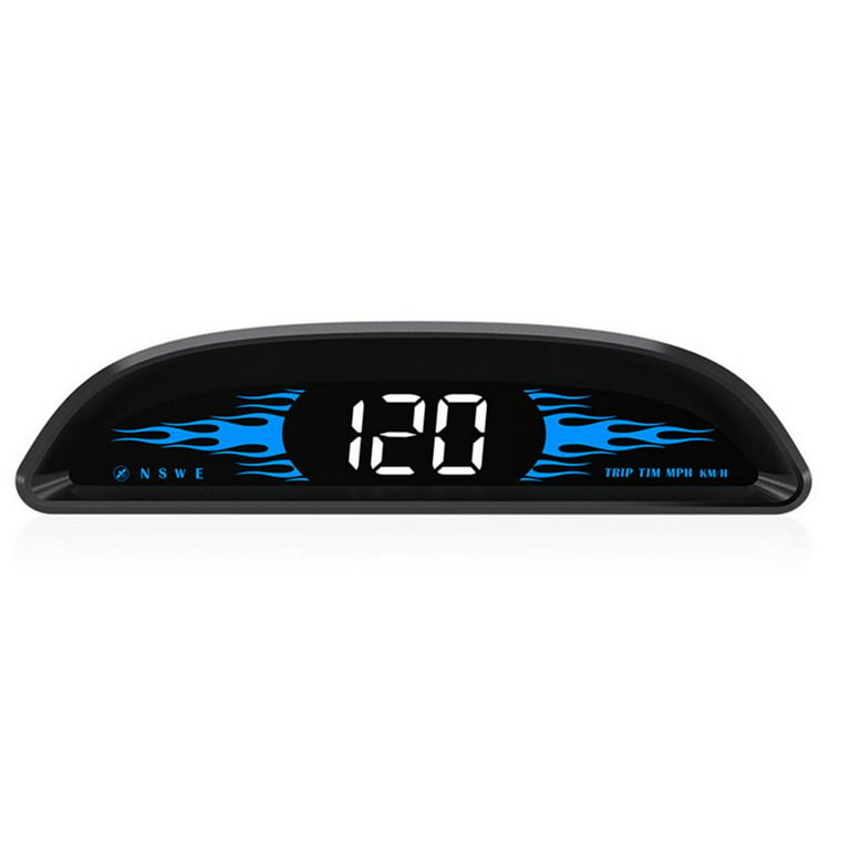 X90 On-Board Computer Display OBD2 Car Speedometer OBD Gauge with Tilt  Pitch Angle Protractor Display 